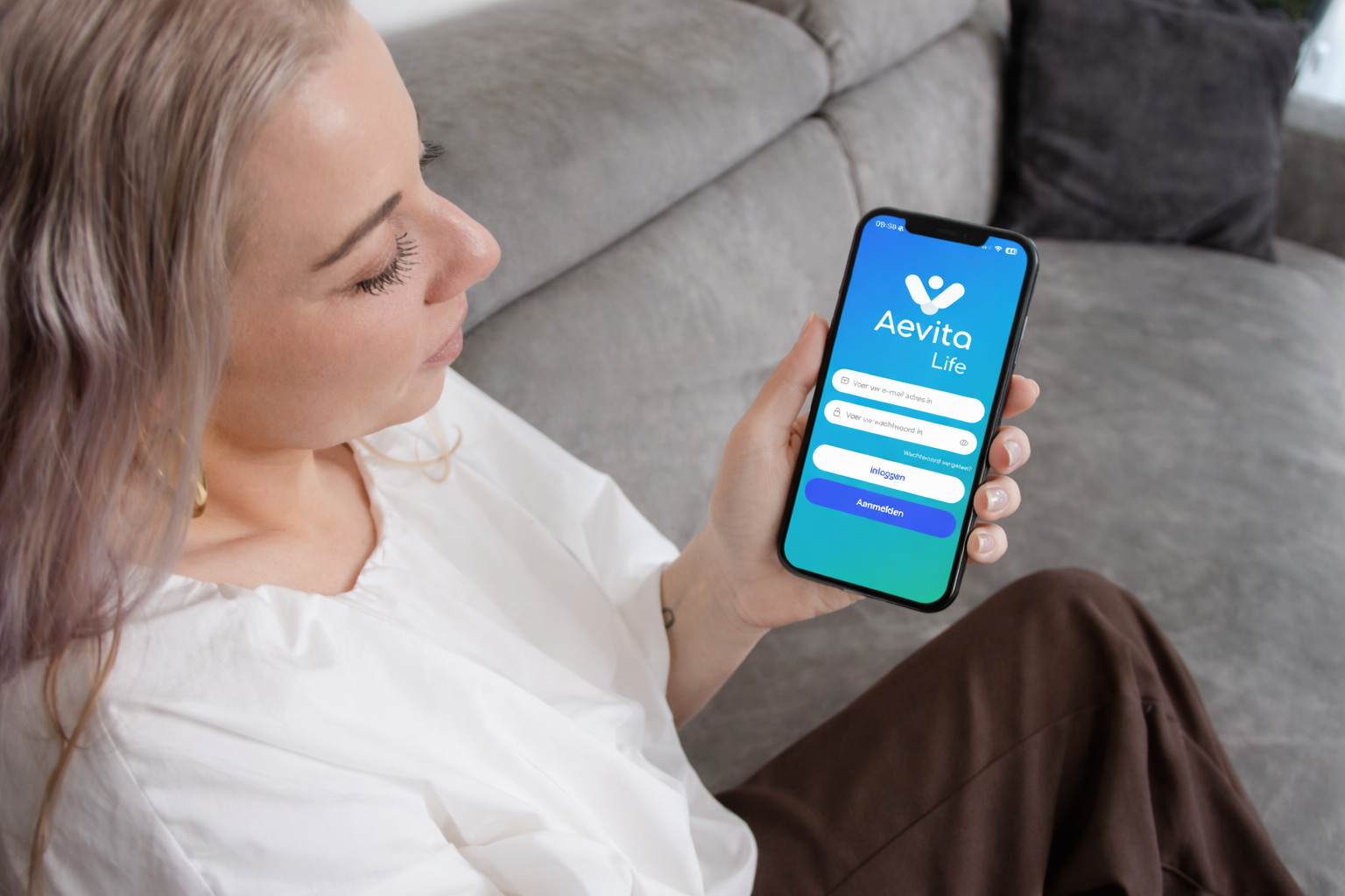 Guidance through the Aevita app